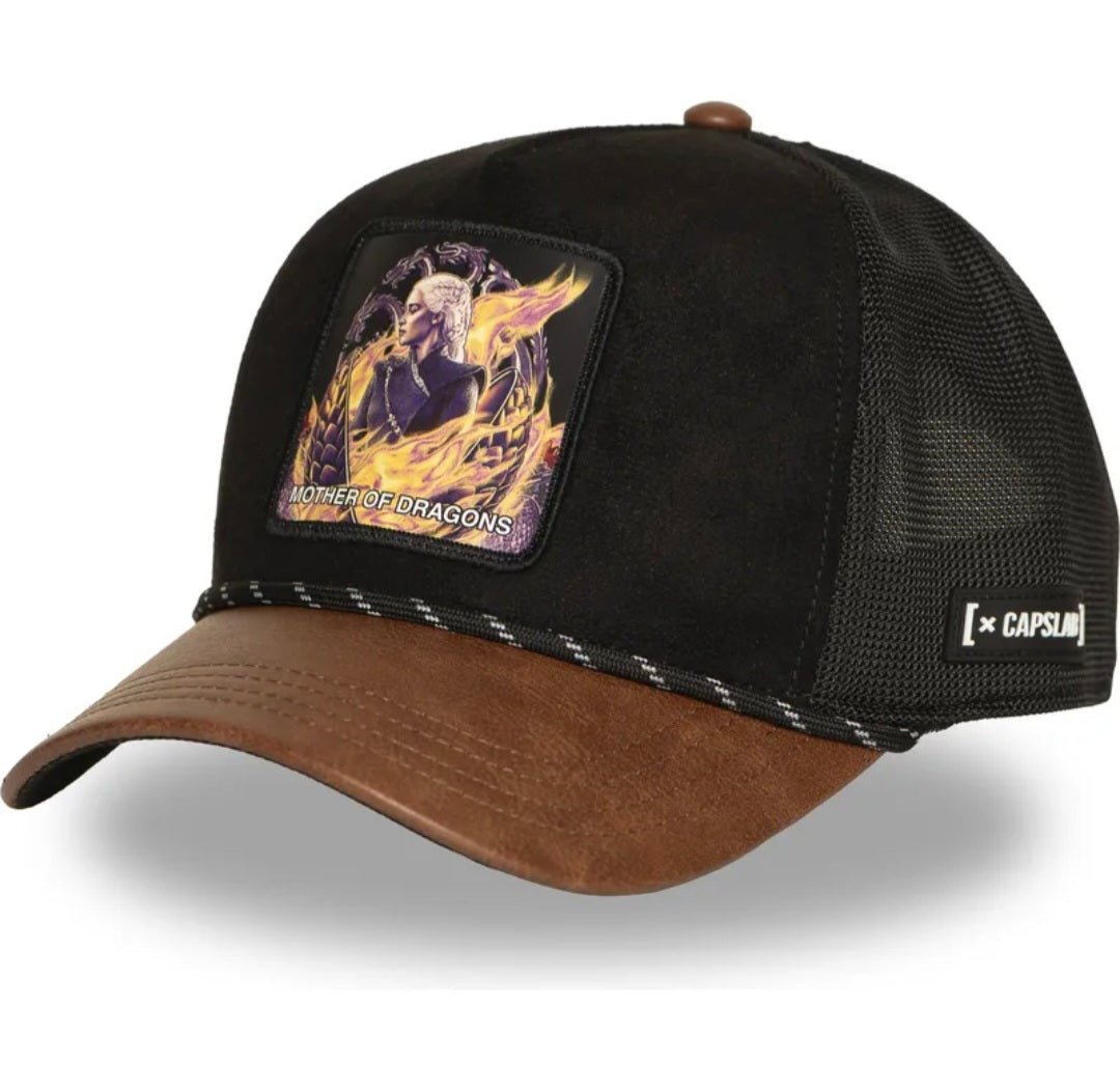 Gorra juego de tronos Daenerys Targaryen marrón y negra - intershopgc caps