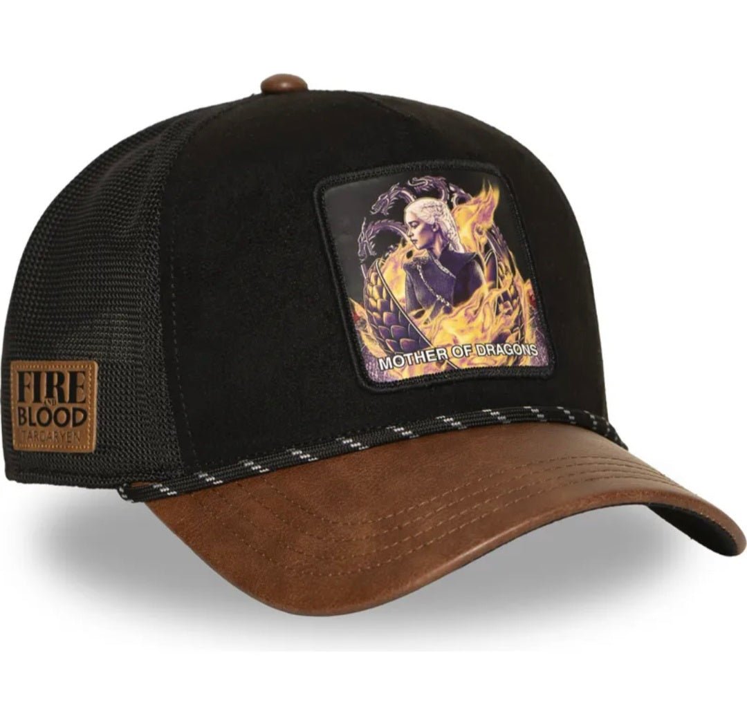 Gorra juego de tronos Daenerys Targaryen marrón y negra - intershopgc caps