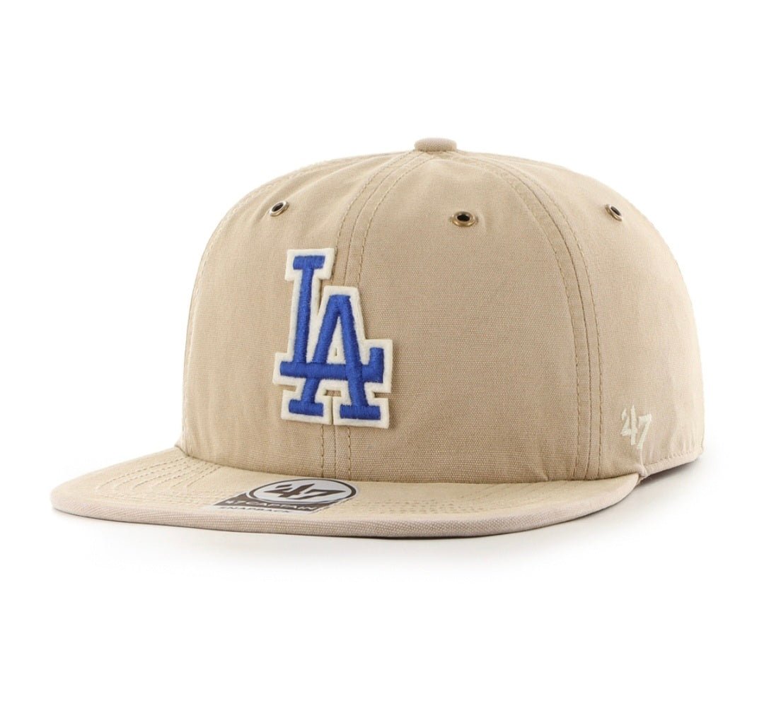 Gorra LA Dodgers '47 CAPTAIN khaki - visera plana - intershopgc - Tienda de gorras online - Maspalomas