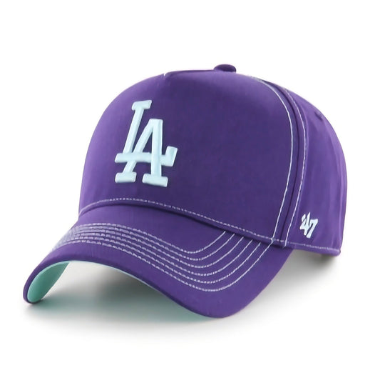 Gorra LA dodgers '47 MVP púrpura violeta strapback - intershopgc caps store
