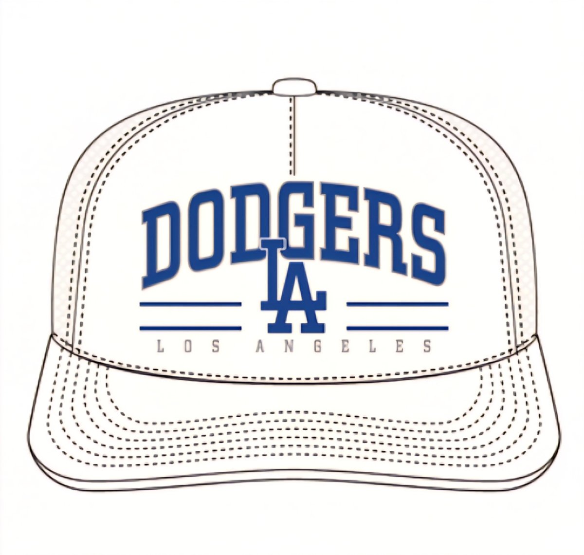 Gorra LA Dodgers Brrr Roscoe Mesh ’47 HITCH blanca - Mundogorrasgc