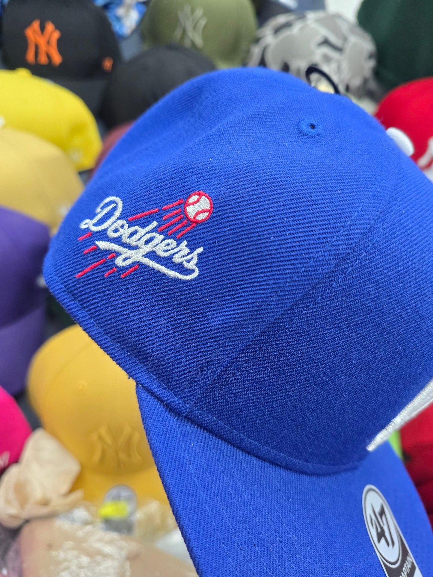 Gorra LA plana azul 47' CAPTAIN snapback dodgers parche lateta - intershopgc - Tienda de gorras online - Maspalomas