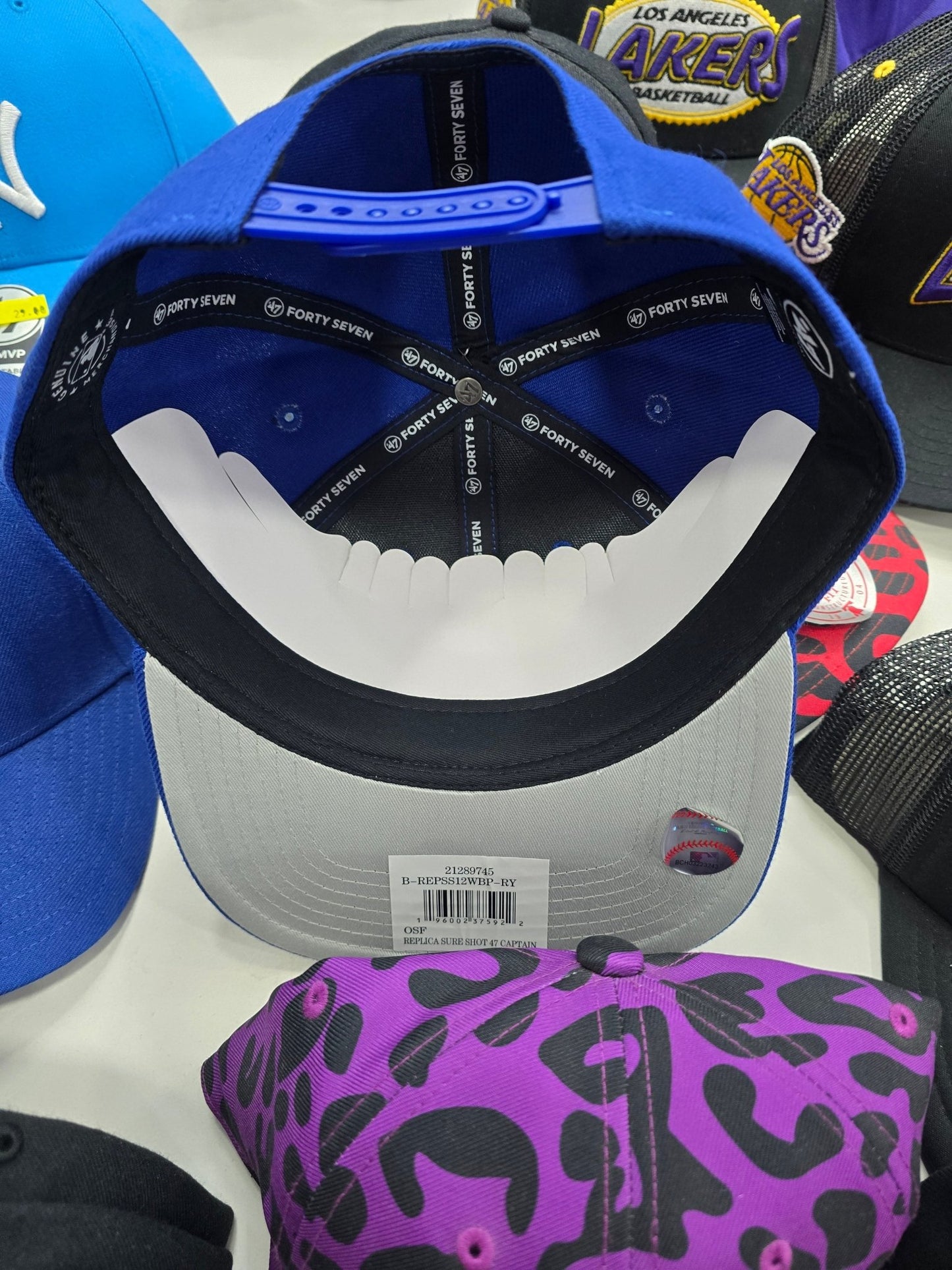 Gorra LA plana azul 47' CAPTAIN snapback dodgers parche lateta - intershopgc - Tienda de gorras online - Maspalomas