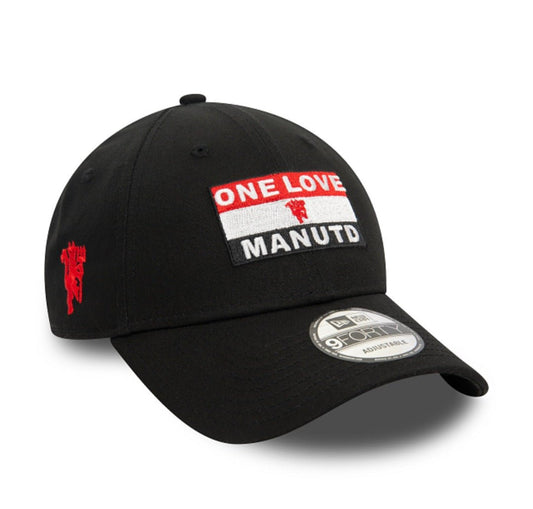 Gorra Manchester United New Era One Love 9FORTY negra - intershopgc caps store