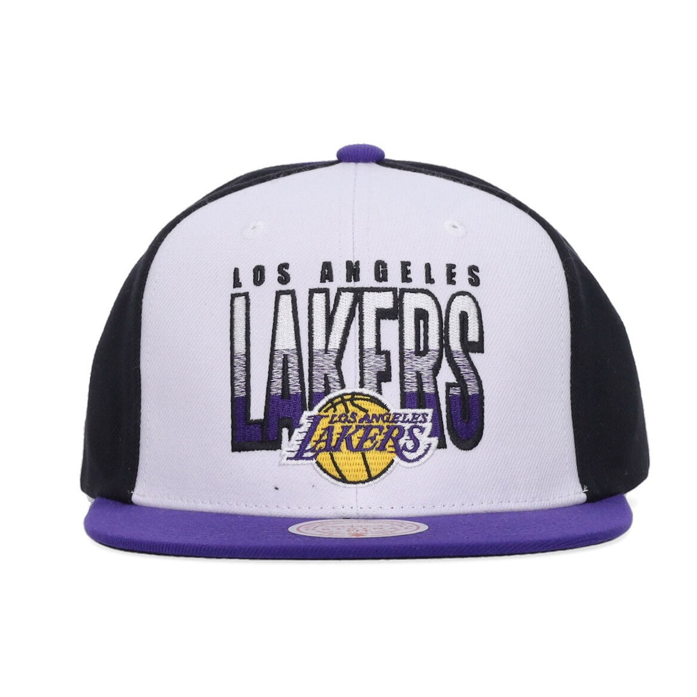 Multicolor LA Lakers negra blanca y violeta snapback billboard 2 NBA