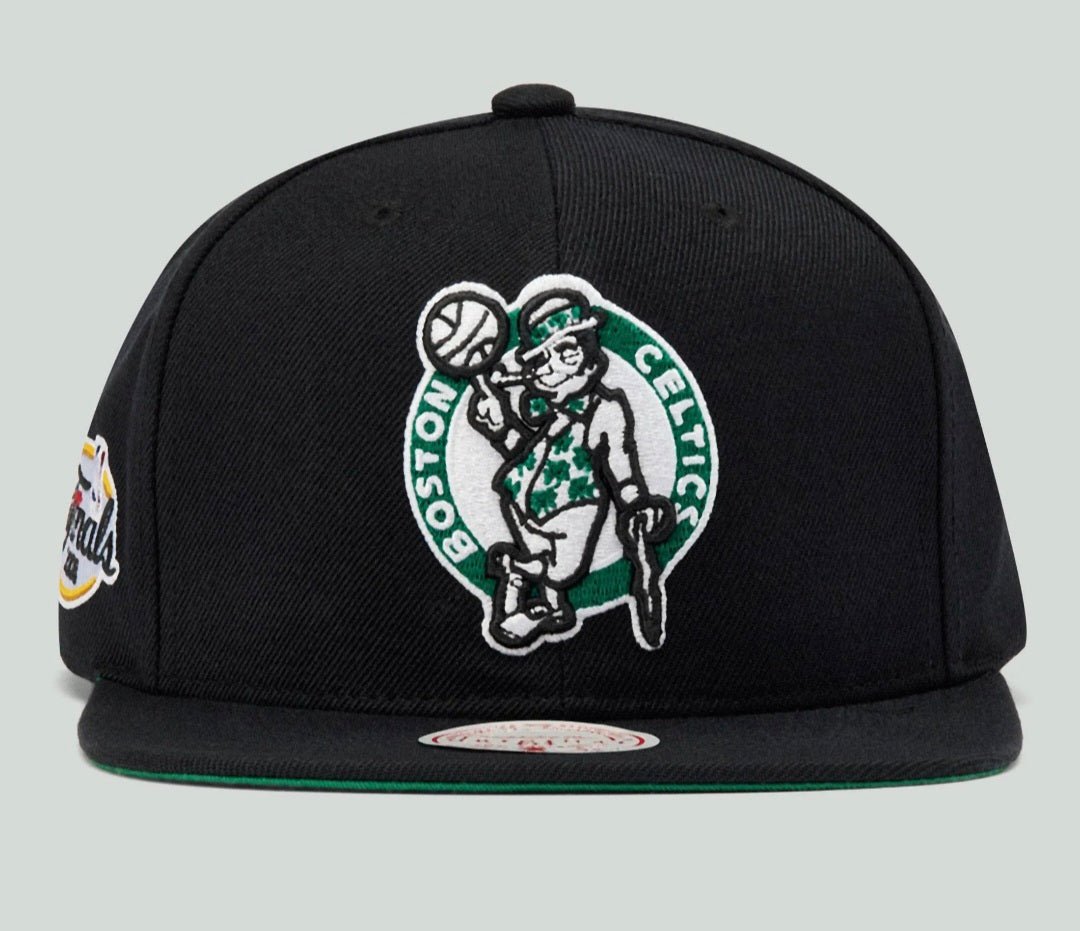 Gorra Mitchell & Ness Boston Celtics Top Spot Snapback Negra