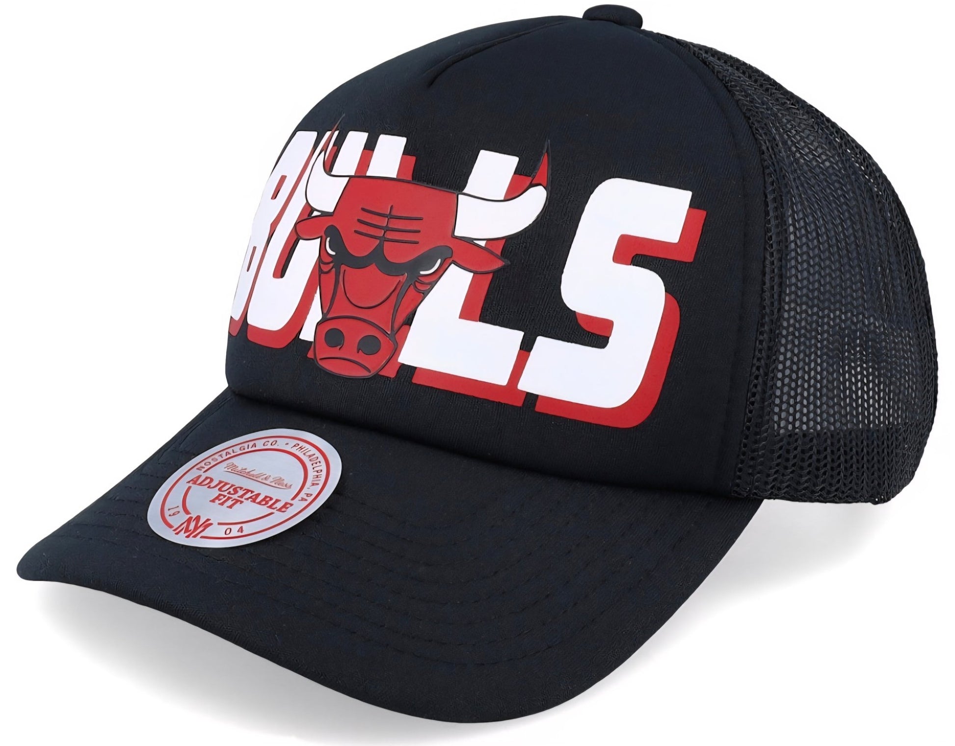 Gorra Mitchell & Ness – Chicago Bulls Billboard Trucker (Negra) - intershopgc - Tienda de gorras online - Maspalomas