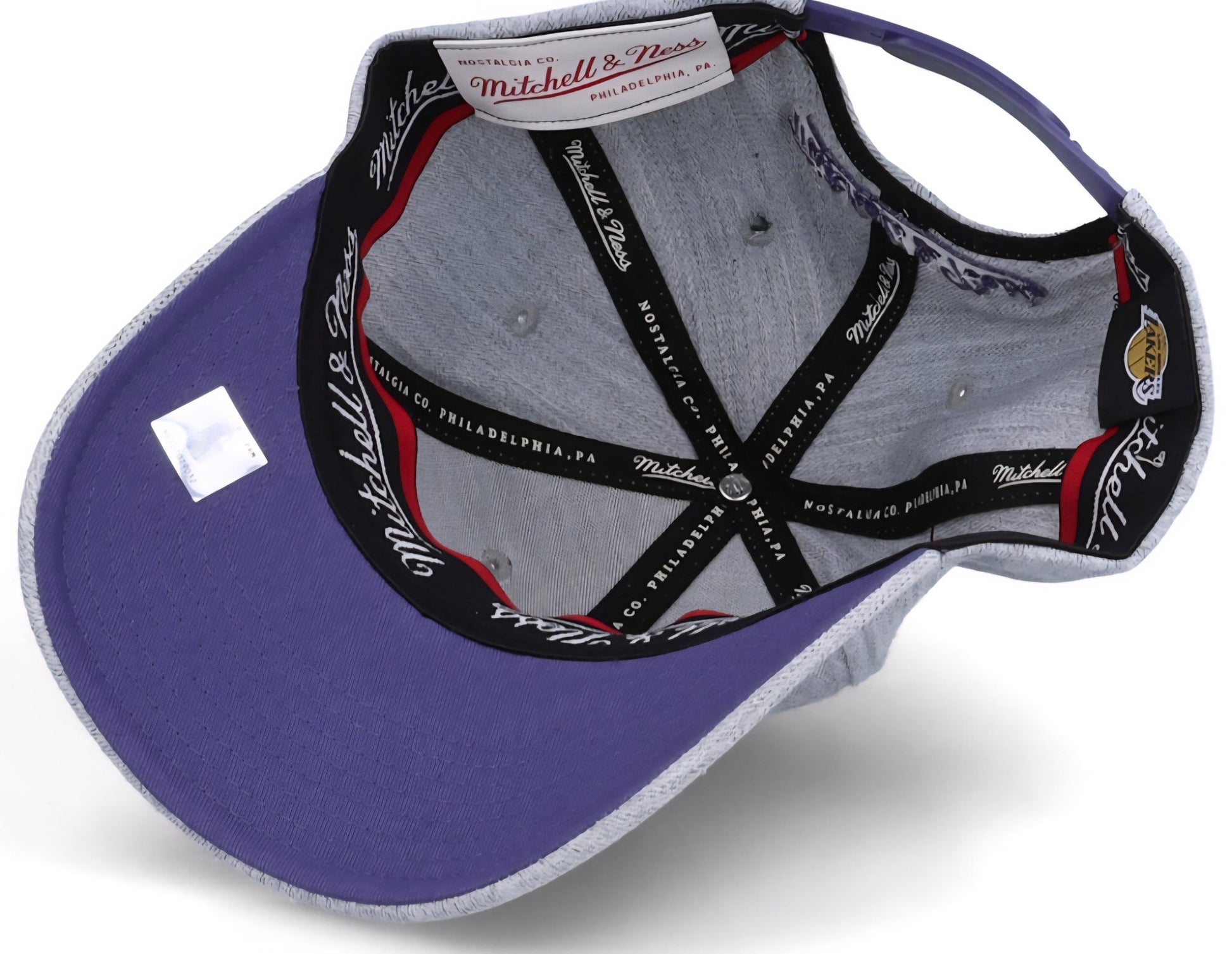 Gorra Mitchell & Ness Los Angeles Lakers – Gris Jaspeado - intershopgc - Tienda de gorras online - Maspalomas