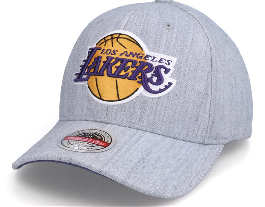 Gorra Mitchell & Ness Los Angeles Lakers – Gris Jaspeado - intershopgc - Tienda de gorras online - Maspalomas