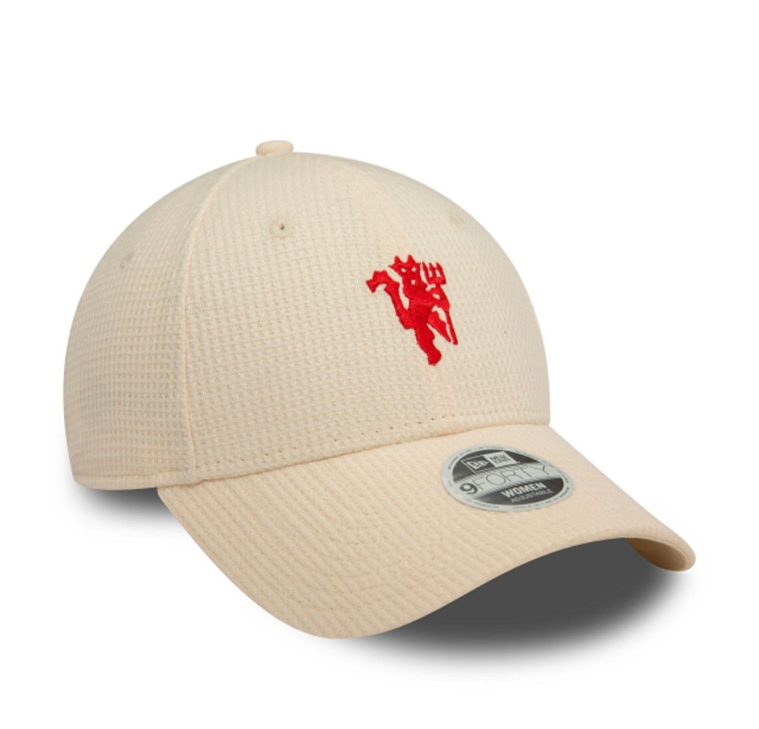 Gorra mujer manchester united new era 9FORTY beige - intershopgc caps store