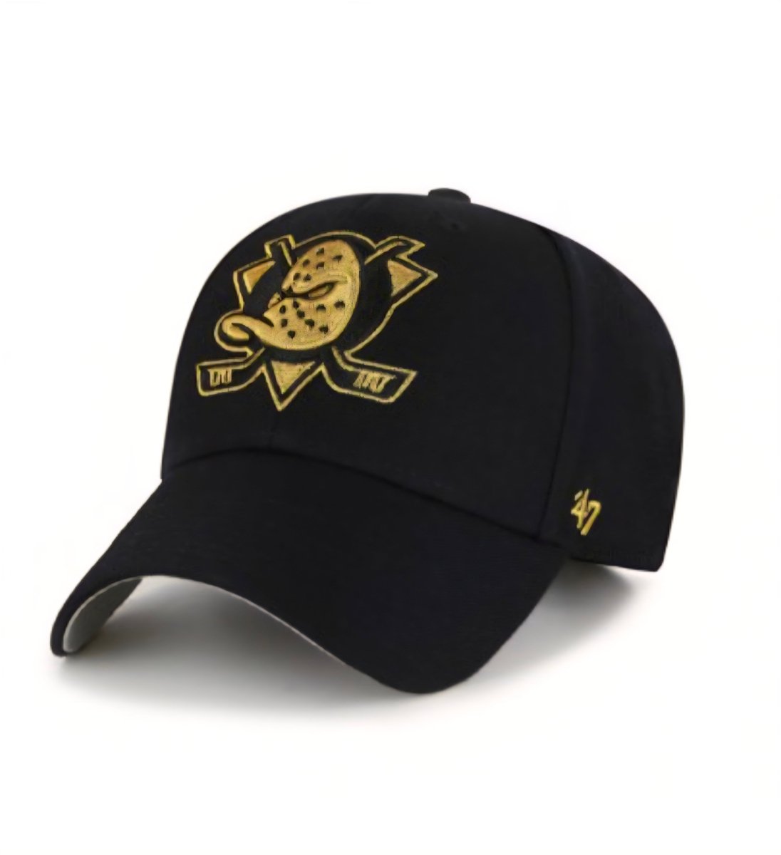 Gorra negra '47 ducks anaheim nhl gold snapback - Gorras originales top