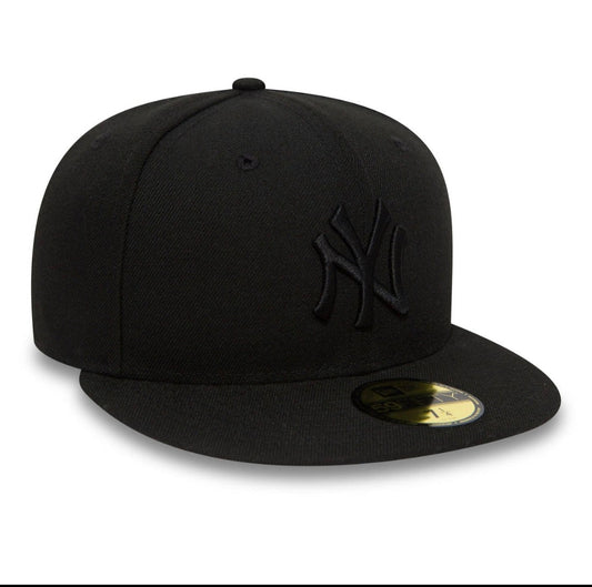 Gorra negra 59fifty logo negro ny - intershopgc - Tienda de gorras online - Maspalomas