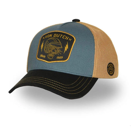 Gorra Negra Azul y Beige WILD07 – Von Dutch - intershopgc - Tienda de gorras online - Maspalomas