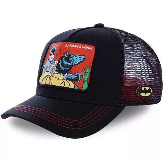 Gorra negra Capslab Batman & Robin DC Comics MEM2 con rejilla negro - intershopgc - Tienda de gorras online - Maspalomas
