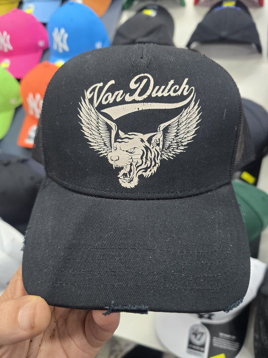 Gorra negra felino alado von dutch - intershopgc - Tienda de gorras online - Maspalomas