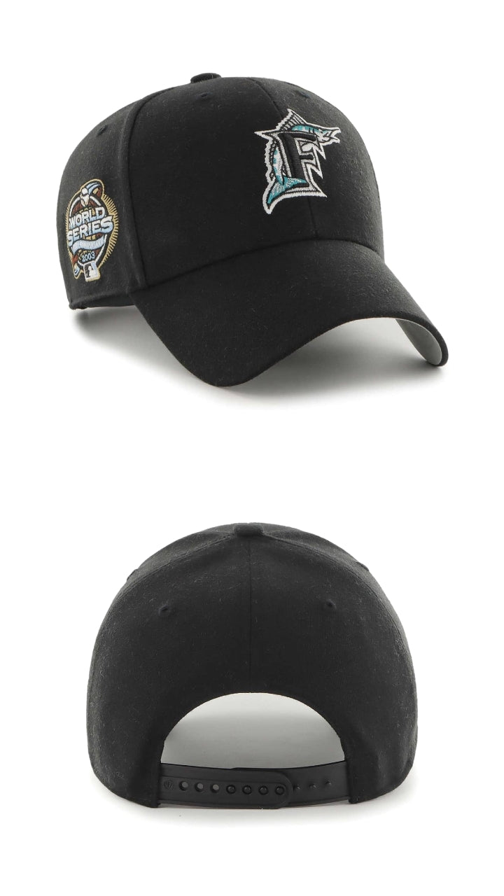 Gorra negra marlins patch side snapback 47' MVP - intershopgc - Tienda de gorras online - Maspalomas