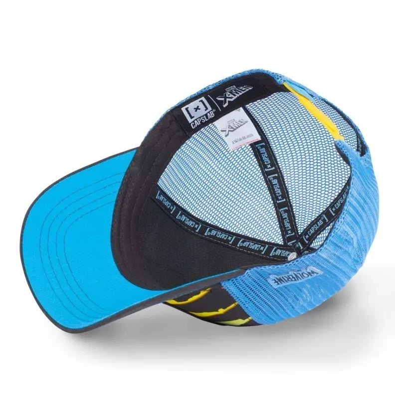 Gorra negra y azul capslab de lobezno trucker marvel wolverine WOL1 - intershopgc - Tienda de gorras online - Maspalomas