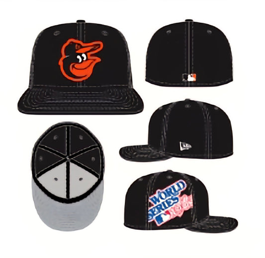 Gorra New Era 59fifty negra baltimore orioles 1983 - Mundogorrasgc