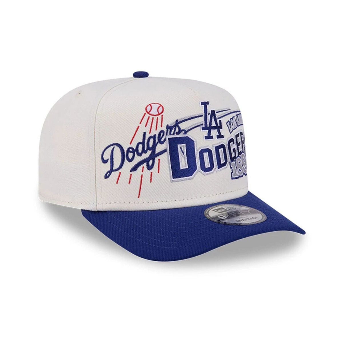 Gorra new era 9FIFTY A - Frame LA Dodgers beige azul - Mundogorrasgc