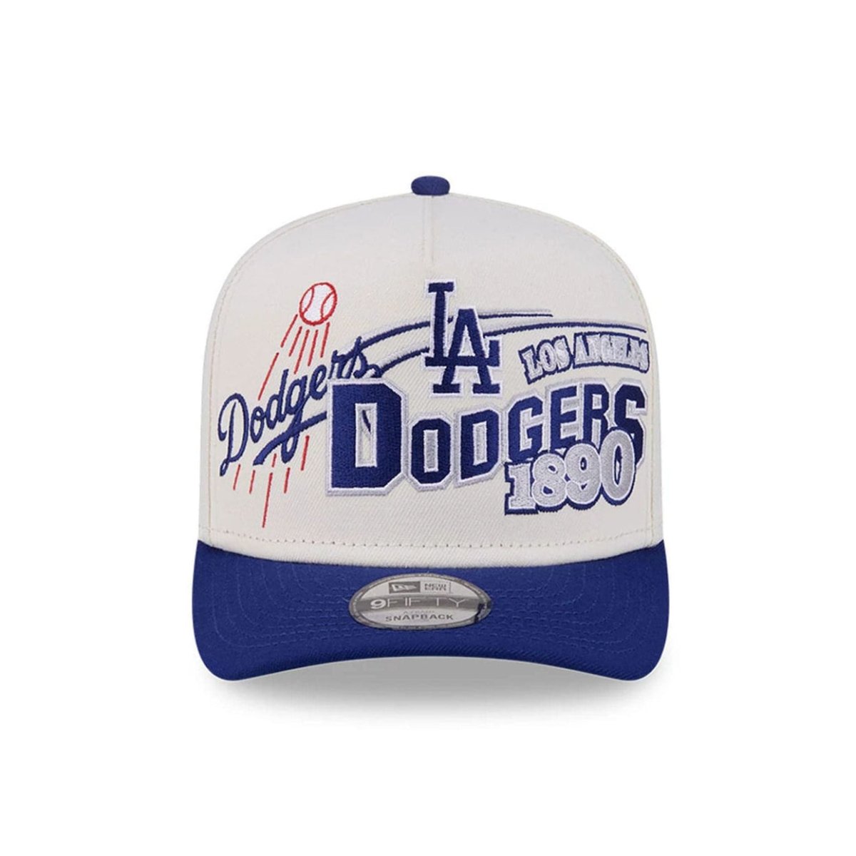 Gorra new era 9FIFTY A - Frame LA Dodgers beige azul - Mundogorrasgc