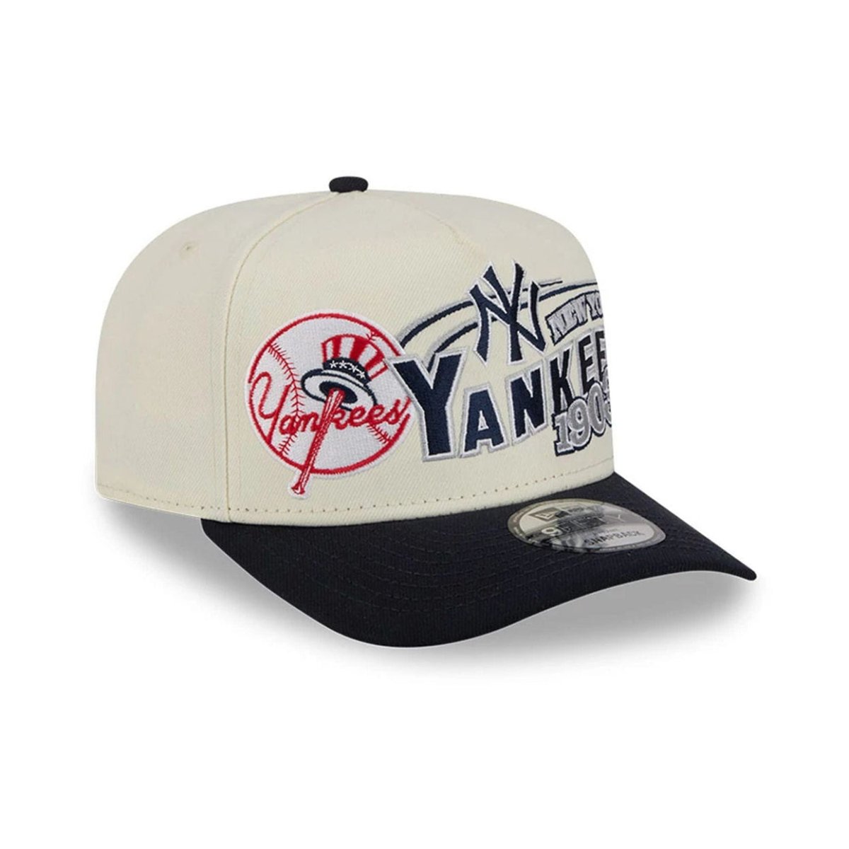 Gorra new era 9FIFTY A - Frame NY Yankees beige azul - Mundogorrasgc