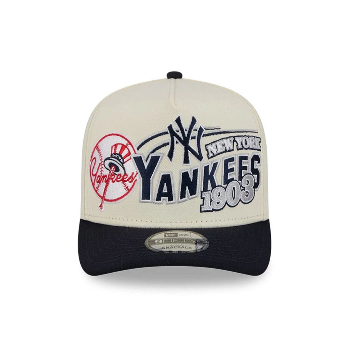 Gorra new era 9FIFTY A - Frame NY Yankees beige azul - Mundogorrasgc