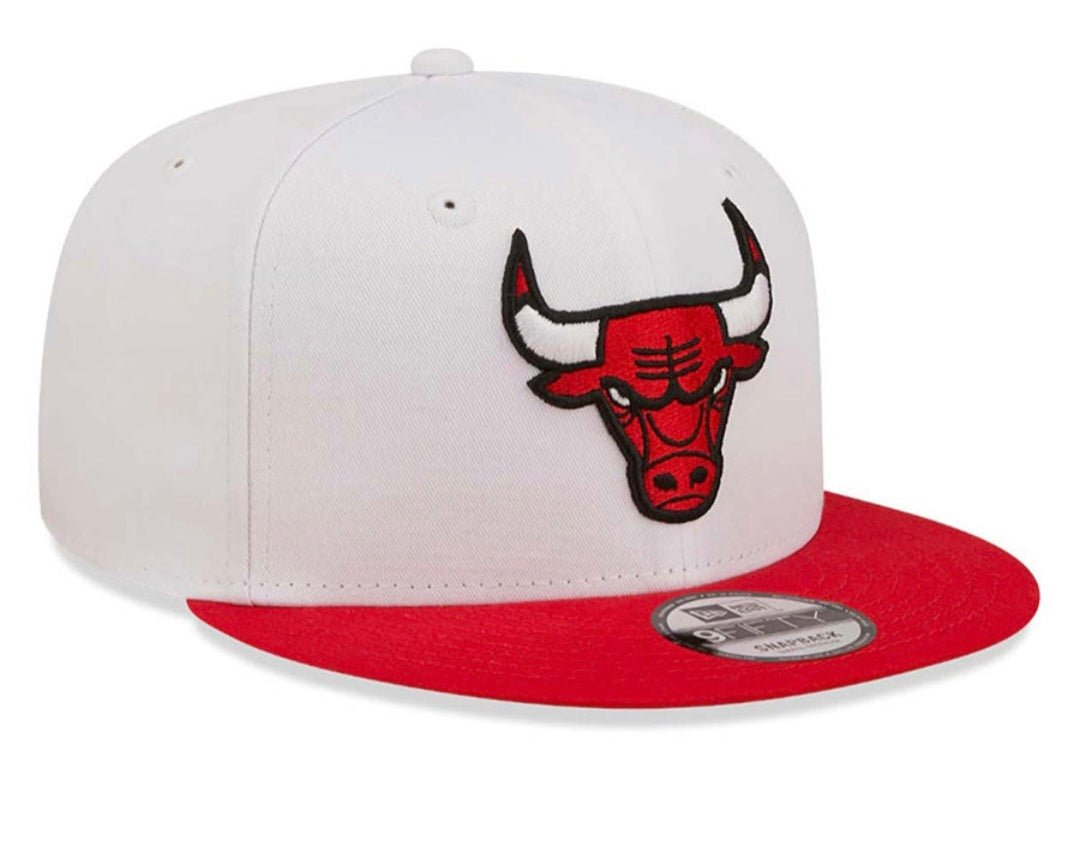 Gorra New Era 9FIFTY Chicago Bulls Blanca/Roja – Crown Team M - L - intershopgc - Tienda de gorras online - Maspalomas