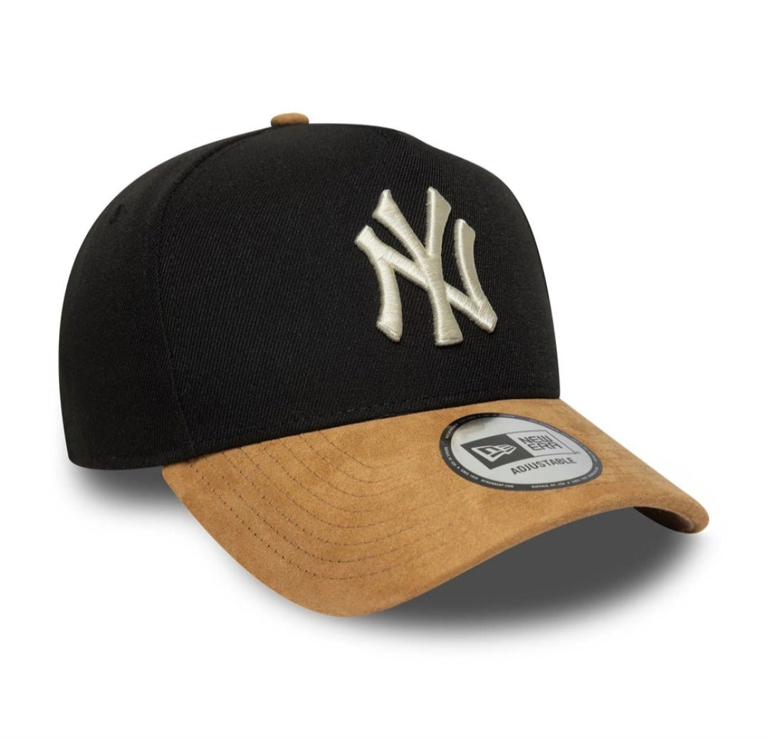 Gorra New Era 9FORTY E - Frame Yankees Visera Ante Negra y beige – Ajustable - intershopgc