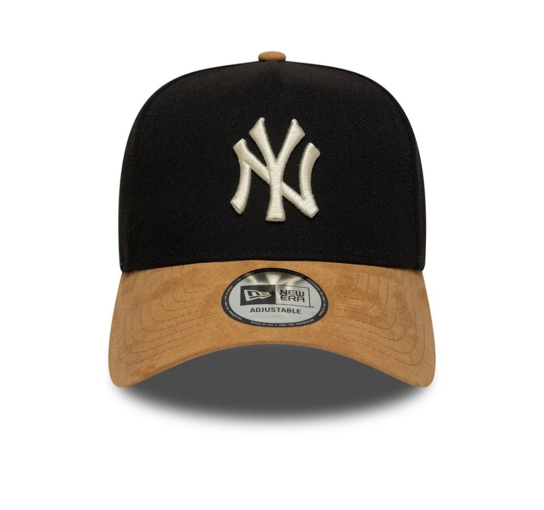Gorra New Era 9FORTY E - Frame Yankees Visera Ante Negra y beige – Ajustable - intershopgc