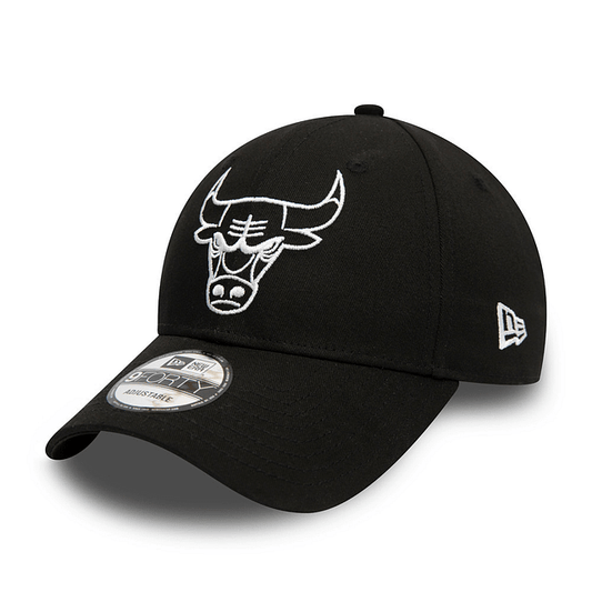 Gorra New Era Chicago Bulls 9FORTY negra Essential - Mundogorrasgc