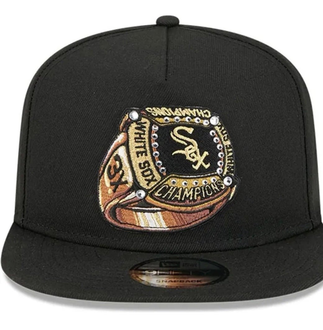 Gorra New Era Chicago White Sox 9FIFTY A - Frame Ring Snapback Negra - Mundogorrasgc