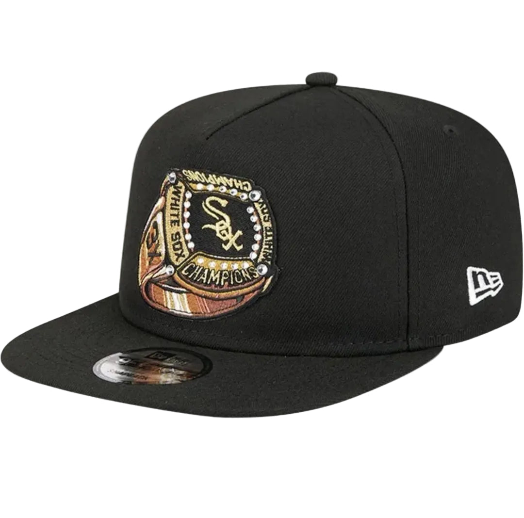 Gorra New Era Chicago White Sox 9FIFTY A - Frame Ring Snapback Negra - Mundogorrasgc