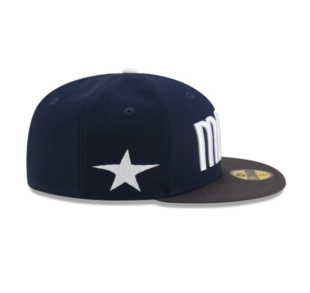 Gorra New Era Dallas Mavericks 59FIFTY azul marino y gris - intershopgc