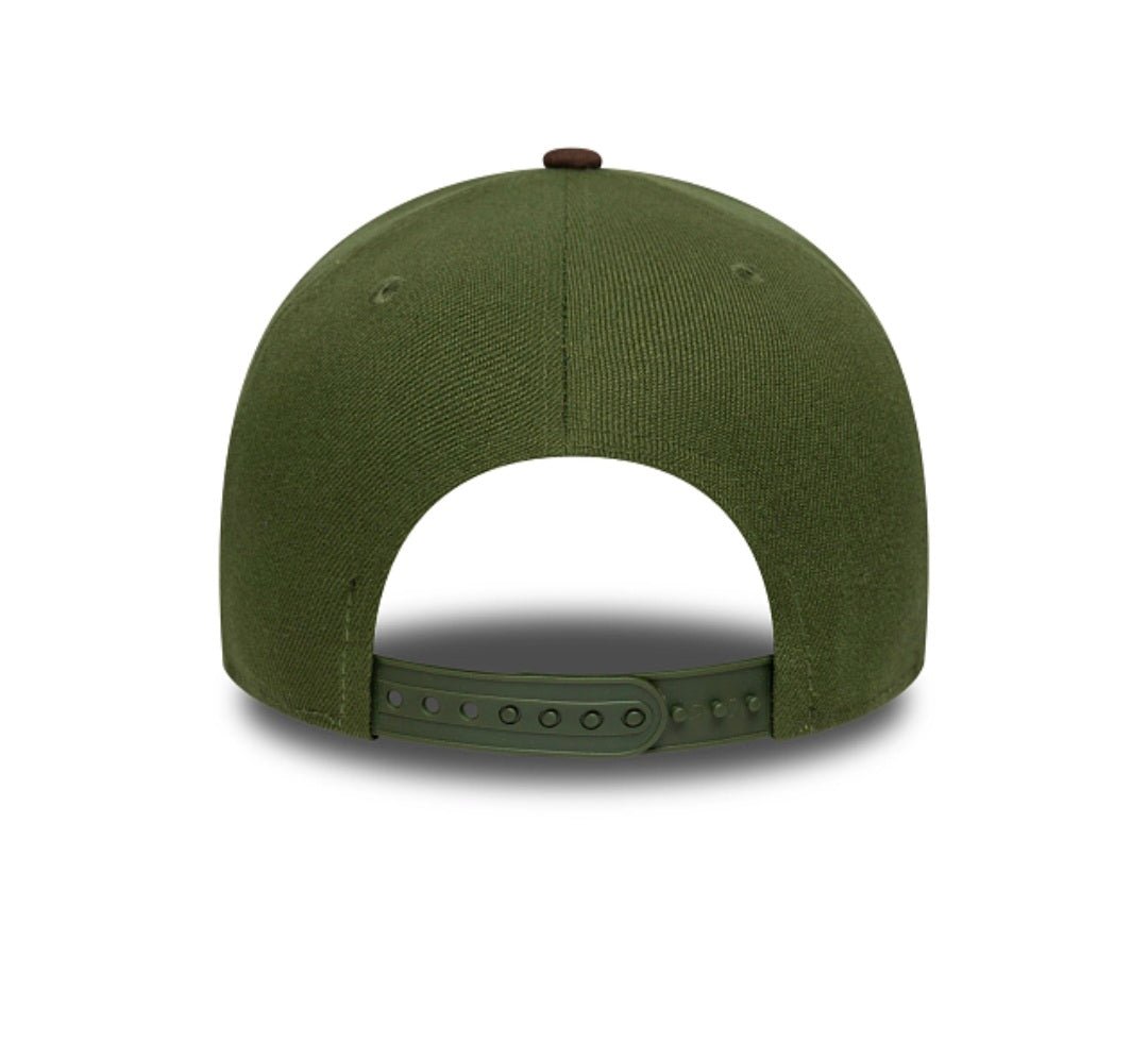 Gorra New Era Los Angeles Dodgers Verde y Marrón Suede 9FORTY E - Frame Adjustable - intershopgc