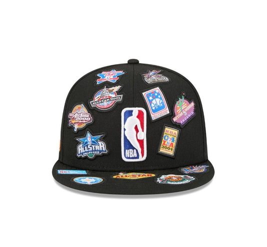 Gorra New Era nba 59FIFTY negra all star multiparche (EDICIÓN LIMITADA) - Mundogorrasgc