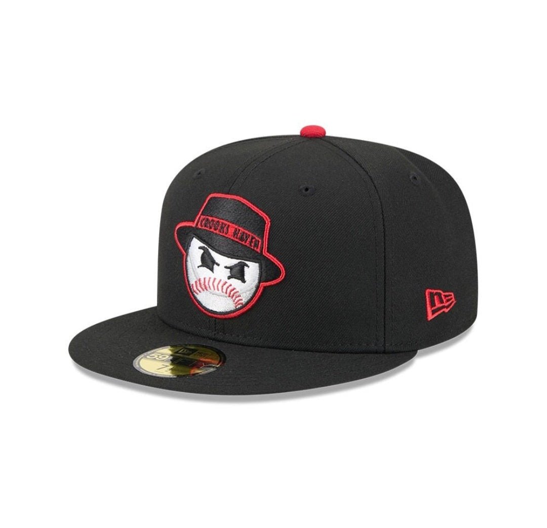 Gorra New Era St. Paul Saints Ghostly Gangster 59FIFTY Negra 2026 - Mundogorrasgc