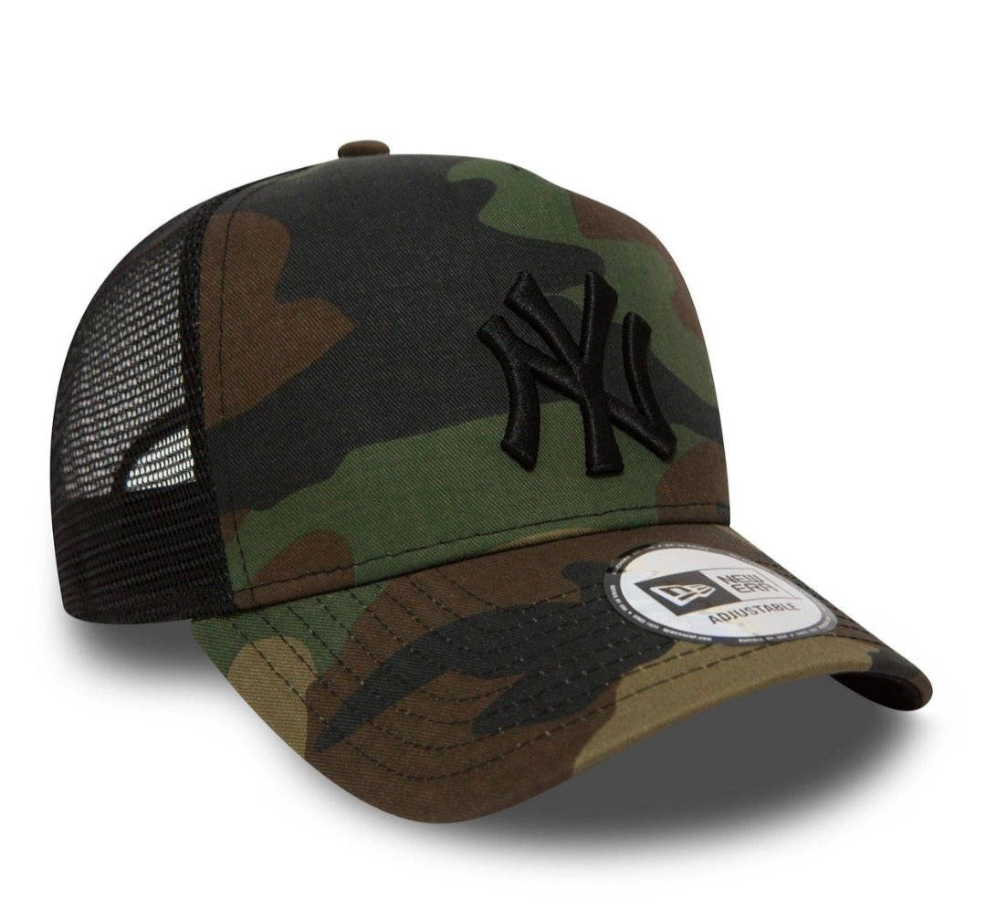 Gorra New Era Yankees Clean Camo A‑Frame Trucker – Estilo camuflaje - intershopgc - Tienda de gorras online - Maspalomas