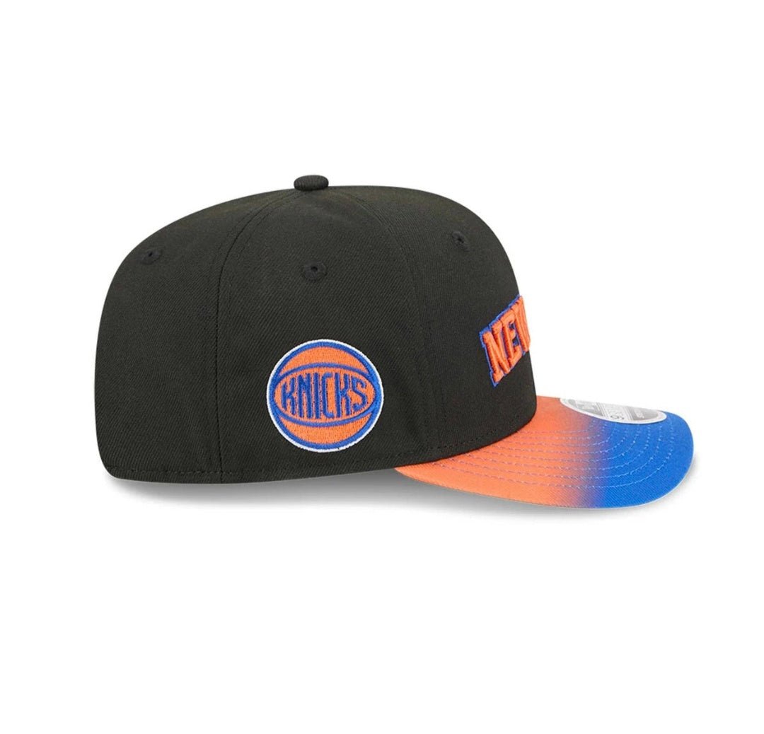 Gorra New York Knicks 9SEVENTY Negra Azul naranja - intershopgc caps