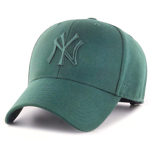 Gorra New York Yankees ’47 MVP Snapback Verde Oscuro Tonal - intershopgc caps store