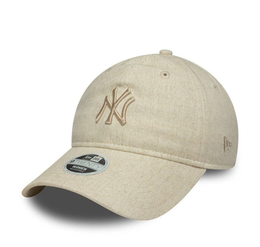 Gorra New York Yankees Mujer 9TWENTY Lino Color Crema | New Era - intershopgc - Tienda de gorras online - Maspalomas