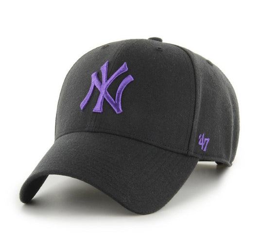Gorra NY Yankees ’47 MVP Negra Violeta - intershopgc caps store
