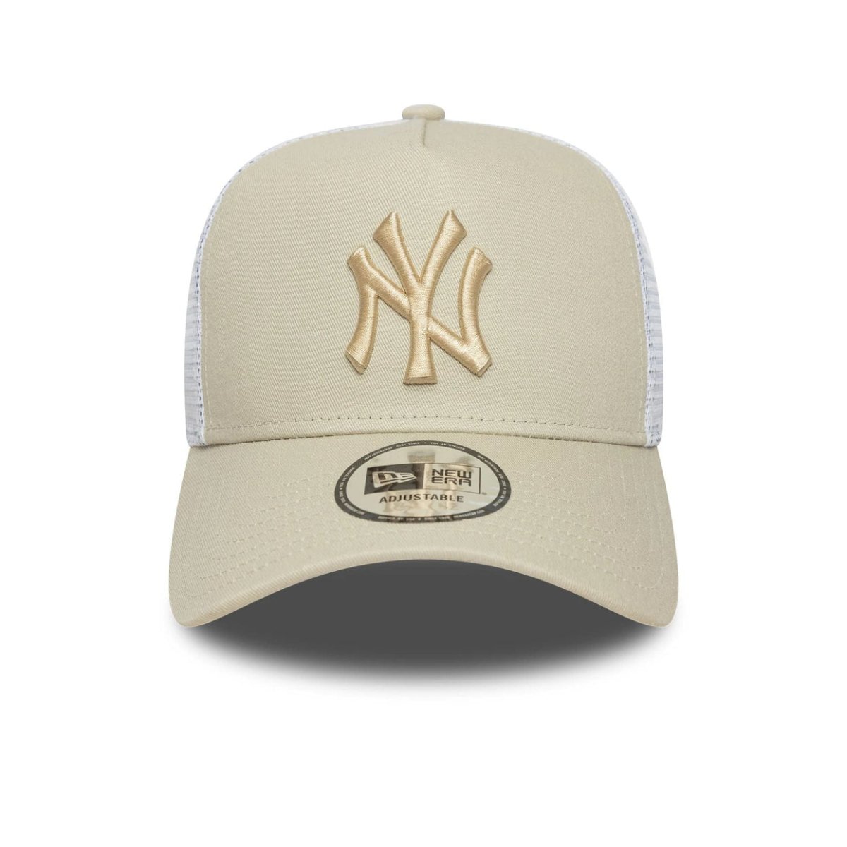 Gorra NY Yankees beige A - Frame trucker - Mundogorrasgc