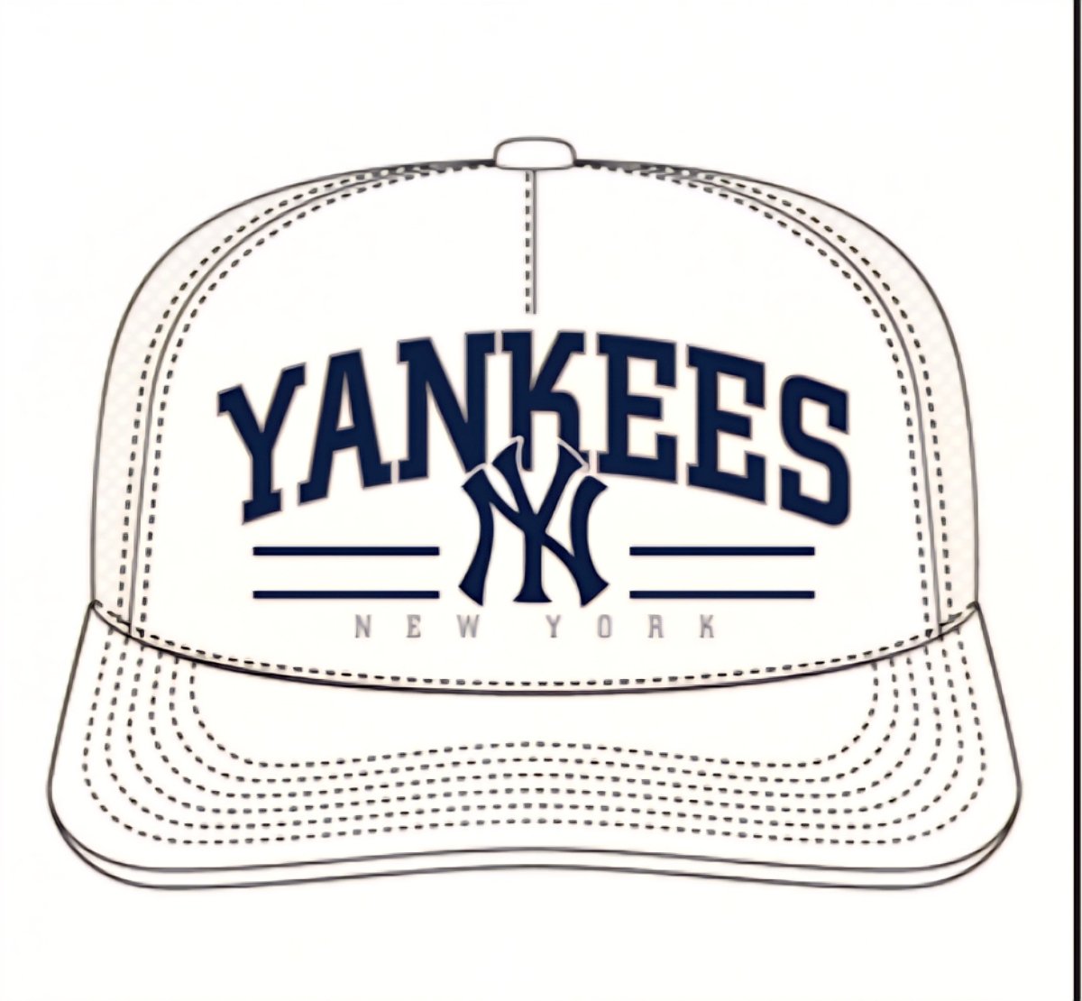 Gorra NY Yankees Brrr Roscoe Mesh ’47 HITCH blanca - Mundogorrasgc