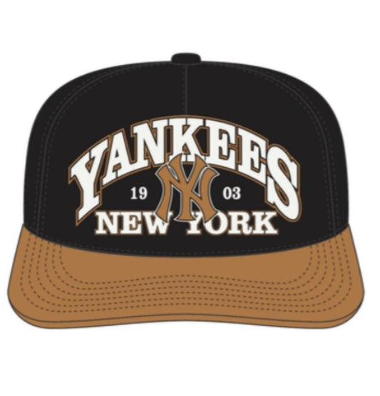 Gorra NY Yankees negra y marrón '47 Hitch suede - Mundogorrasgc