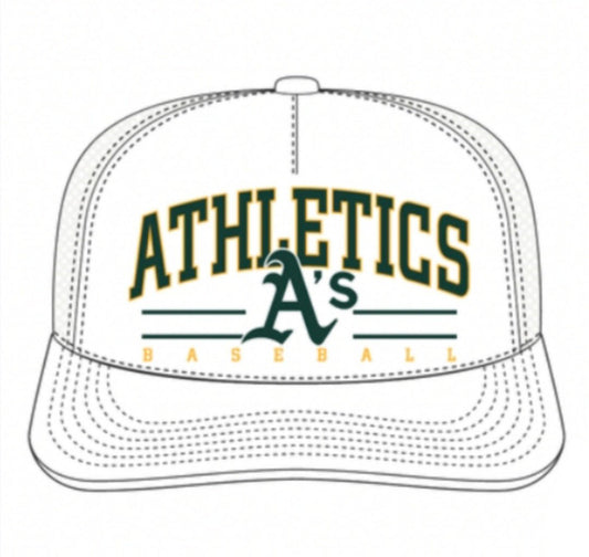 Gorra Oakland athletics Brrr Roscoe Mesh ’47 HITCH blanca - Mundogorrasgc