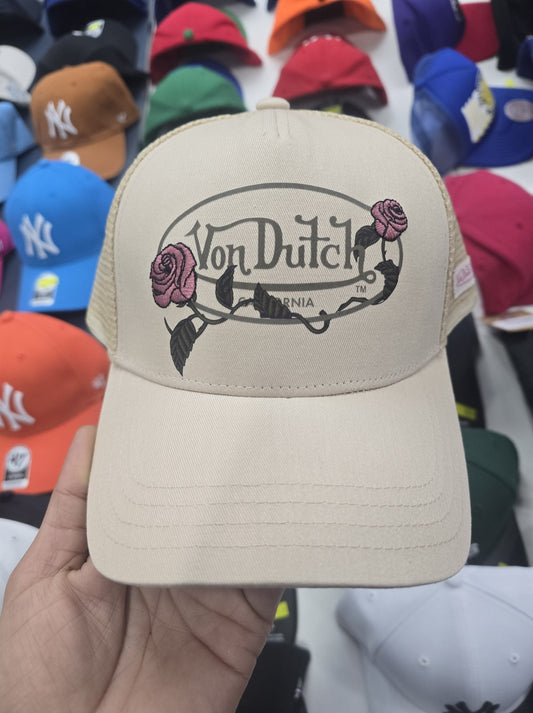 Gorra para mujer Von dutch beige - intershopgc - Tienda de gorras online - Maspalomas