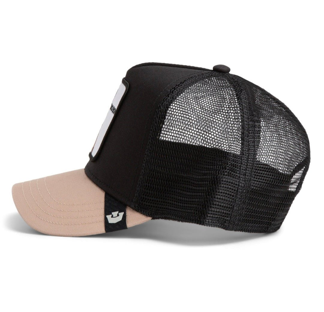 Gorra pastor alemán goorin bros bicolor negra beige - Mundogorrasgc