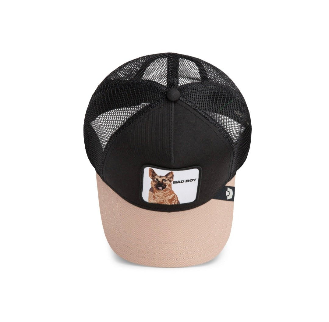 Gorra pastor alemán goorin bros bicolor negra beige - Mundogorrasgc