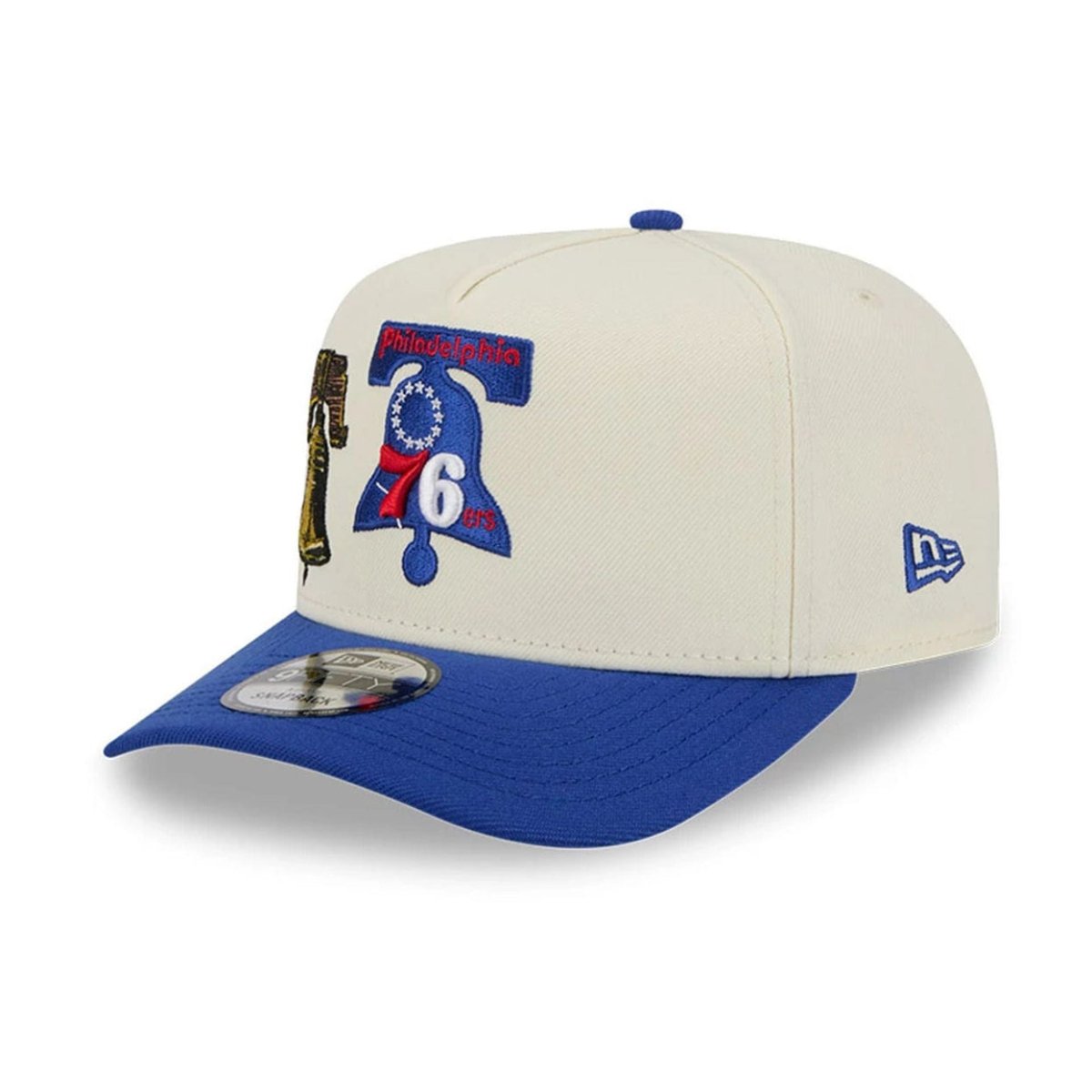 Gorra Philadelphia 76ers NBA crema azul 9FIFTY A - Frame Snapback - Mundogorrasgc