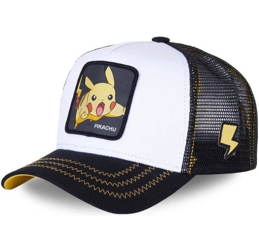 Gorra pikachu capslab negra y blanca - intershopgc caps